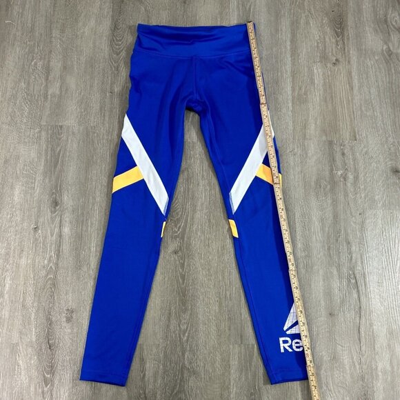 Reebok Blue and Yellow Track Pants - Picture 9 of 12
